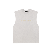 Load image into Gallery viewer, Raw Edge Cotton Tank Top